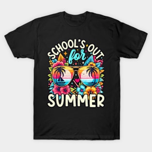 Schools Out For Summer Last Day Of School Teacher kids T-Shirt